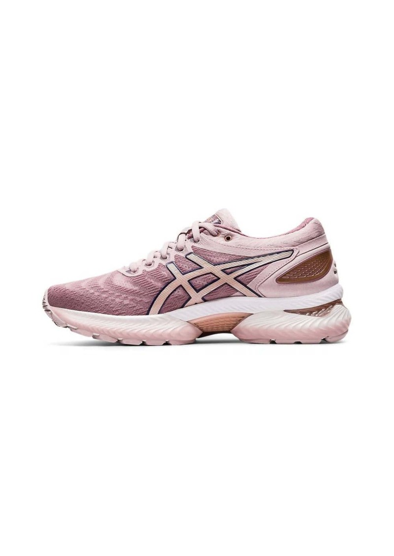 Asics Women's Gel Nimbus 22 Running Shoes In Watershed Rose/rose Gold