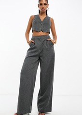 ASOS DESIGN Crop Vest & Wide Leg Pants