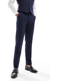 ASOS DESIGN Slim Fit Pinstripe Suit Trousers