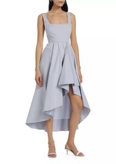 ASTR Allora Ruffled High-Low Maxi Dress