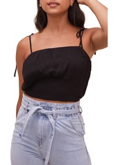ASTR the Label Aracely Smocked Crop Camisole