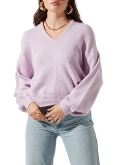 ASTR the Label Back Cutout Sweater
