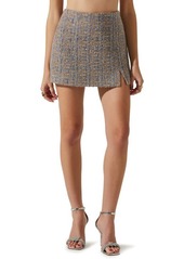 ASTR the Label Covina Tweed Miniskirt