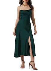 ASTR the Label Cowl Neck Midi Dress