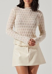 ASTR the Label Dorset Mesh Top