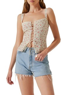 ASTR the Label Lace-Up Camisole