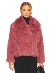 ASTR the Label Lynx Faux Fur Coat