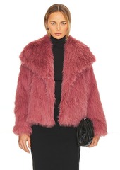 ASTR the Label Lynx Faux Fur Coat
