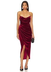 ASTR the Label Meghan Velvet Dress