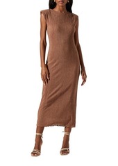 ASTR the Label Plissé Maxi Dress