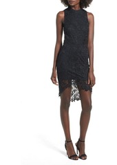 ASTR the Label 'Samantha' Lace Dress in Black-Black at Nordstrom