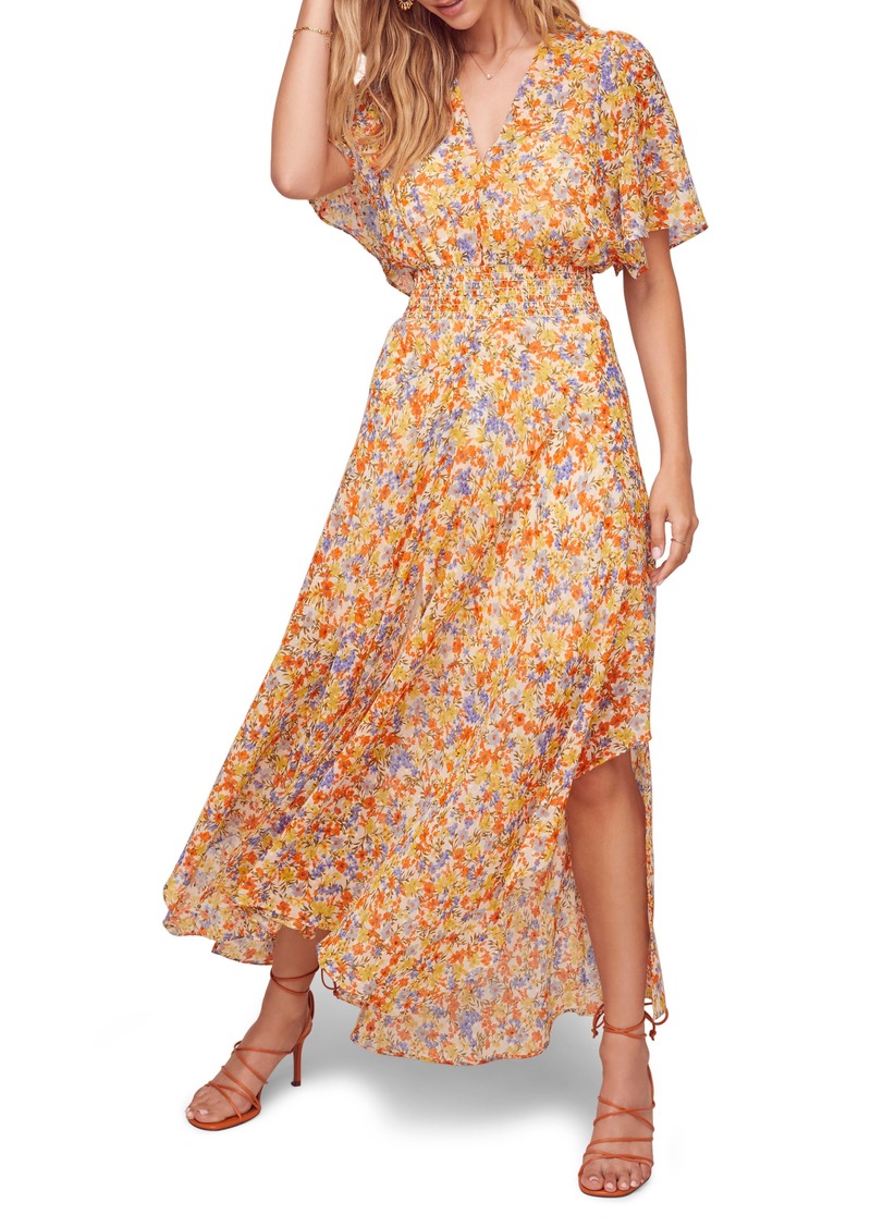 ASTR the Label Sophronia Floral Print Maxi Dress
