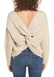 ASTR the Label Twist Back Sweater