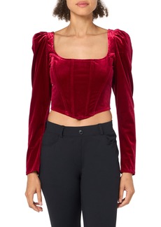 ASTR the label Women's Ashbury top Crimson red