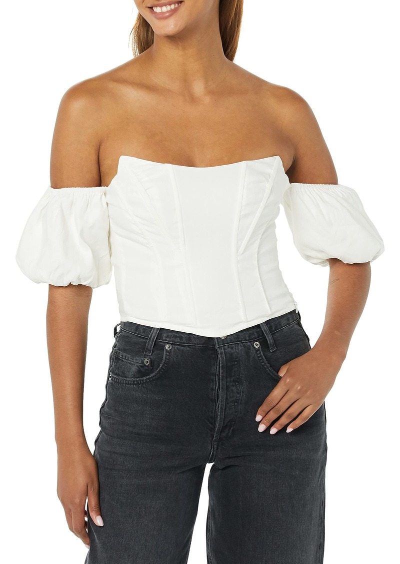 ASTR the label womens Astr Women's Lima Top Blouse Off White  US