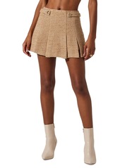 Astr the Label Women's Bronwyn Tweed Skort - Camel