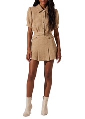 Astr the Label Women's Bronwyn Tweed Skort - Camel