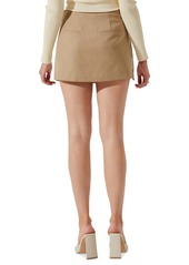 Astr the Label Women's Brylee Utility-Pocket Mini Skirt - Taupe