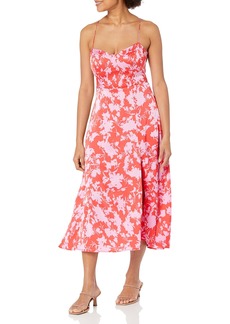 ASTR the label Women's Gala Dress red Pink Floral