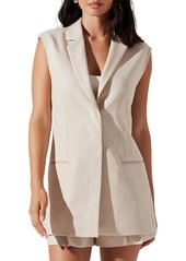 Astr the Label Women's Jordis Notched Collar Vest - Natural