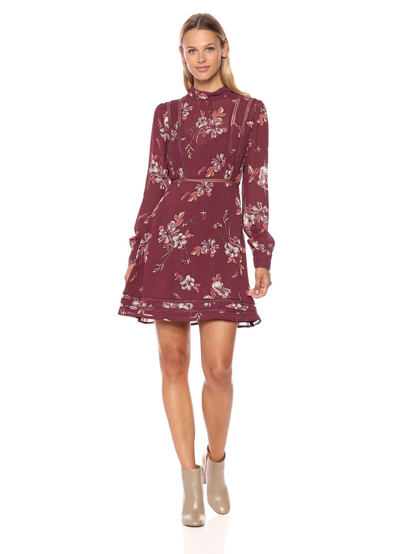 maroon shift dress