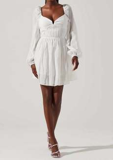 ASTR Carina Mini Dress In White
