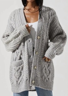 ASTR Charli Sweater In Grey
