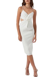 ASTR Didion Womens Cut-Out Knee Cocktail and Party Dress