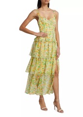 ASTR Midsummer Tiered Floral Maxi Dress