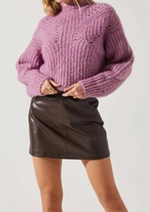 ASTR Sunniva Sweater In Lavender