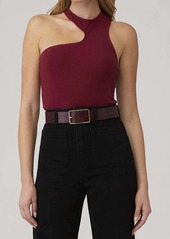 ASTR Valley Bodysuit In Burgundy