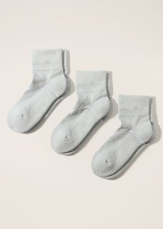 Athleta Everyday Quarter Crew Sock 3-Pack