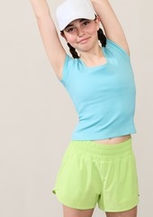 Athleta Girl Rise Above Rib Crop Tee