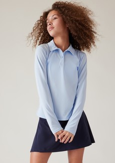 Athleta Girl School Day Long Sleeve Polo