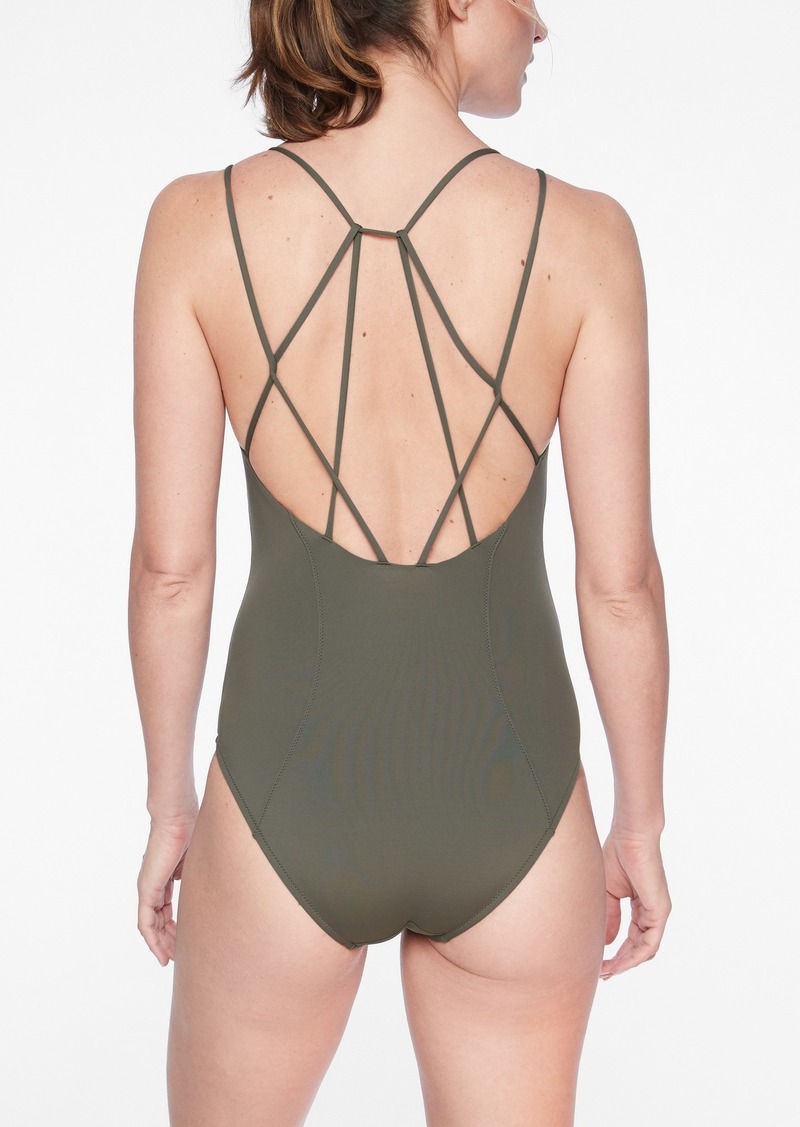 athleta loop back one piece