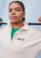 Athleta Forever Fleece 1/4 Zip Sweatshirt