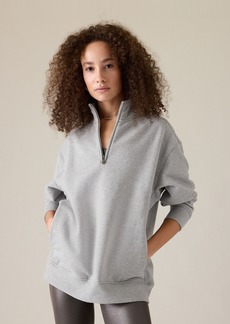 Athleta Forever Fleece 1/4 Zip Sweatshirt