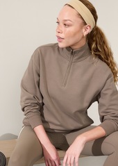 Athleta Forever Fleece 1/4 Zip Sweatshirt