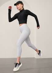 Athleta Interval Mock Neck Top