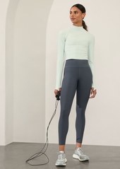 Athleta Interval Mock Neck Top