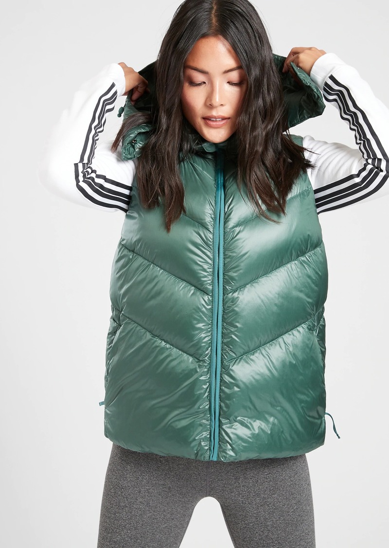 athleta lofty down vest