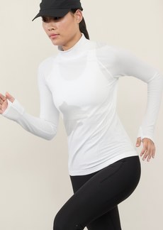 Athleta Momentum Seamless Mock Neck Top