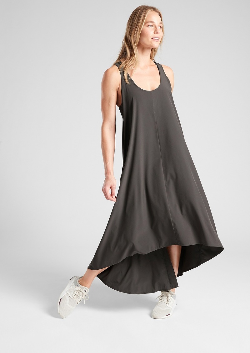 athleta high low dress