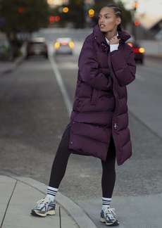 Athleta Sateen Long Puffer