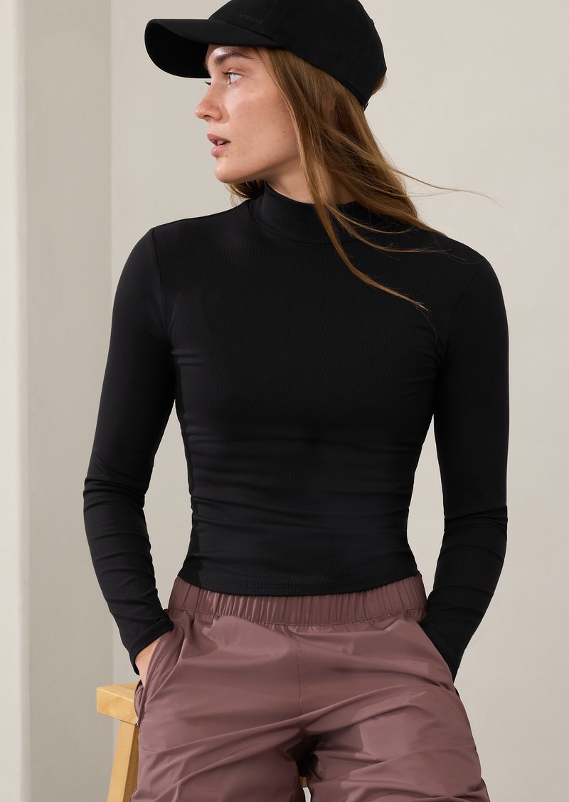 Athleta Signature Rib Turtleneck