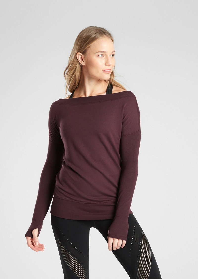 Athleta Studio Barre Sweatshirt | Tops