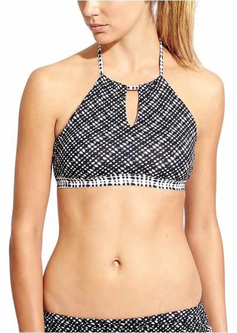 athleta high neck bikini top