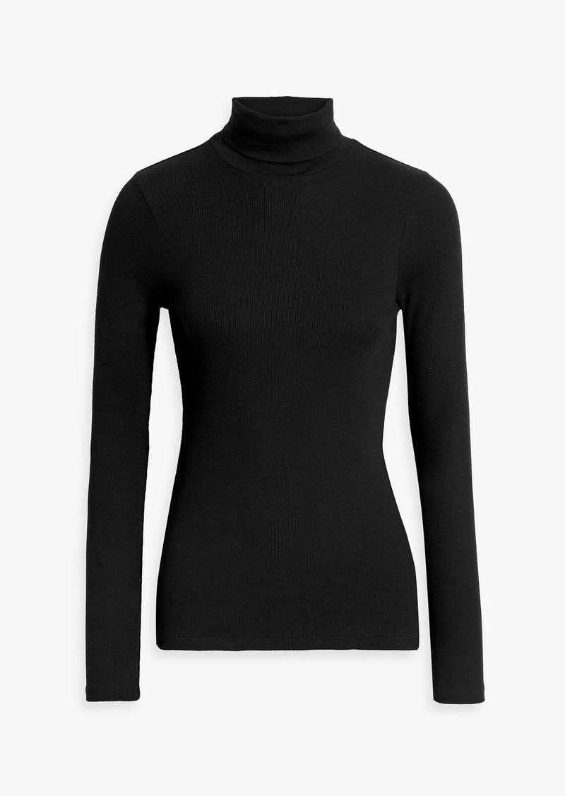 ATM ANTHONY THOMAS MELILLO - Cotton-blend jersey turtleneck sweater - Black - XS