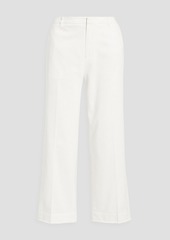 ATM ANTHONY THOMAS MELILLO - Cropped cotton-blend twill wide-leg pants - White - US 4