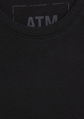 ATM ANTHONY THOMAS MELILLO - Cropped cotton-jersey tank - Black - L